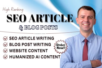 write seo articles, blog posts, website content, humanize ai content,