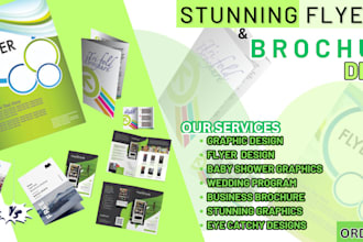 design postcard, flyer for real estate, plumbing, dental care, car auto repair