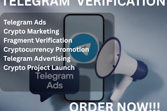 telegram ads setup fragment verification crypto promotion telegram channel