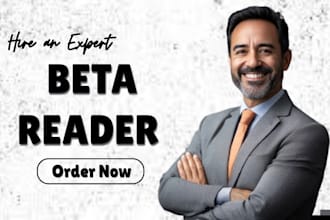 beta read and developmental edit your fiction or nonfiction book