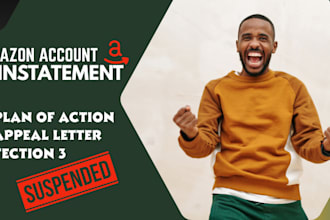 do amazon account reinstatement suspension plan of action poa, section 3