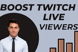 do twitch channel promotion to boost live viewers