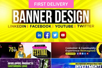 design a killer facebook cover, twitter header, youtube banner