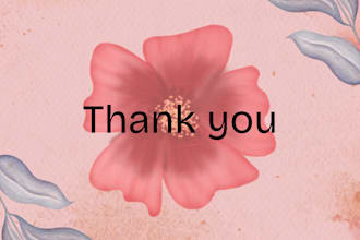 design aesthetic floral thank you cards for any occasion