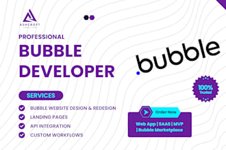bubble io website, bubble mvp, bubble developer, build bubble app