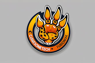 design chetah claw logo in very short time