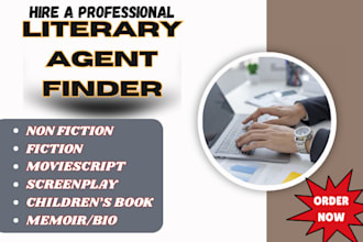 pitch pro literary agent for nonfiction fiction children book screenplay script