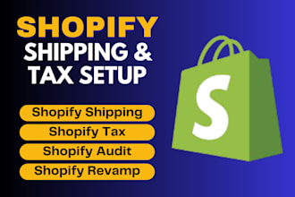 setup shopify shipping shopify tax tax and duties, shopify audit shopify revamp