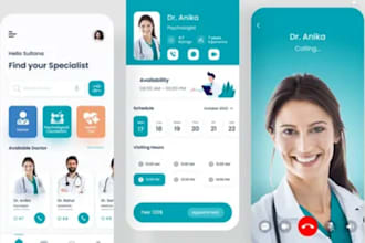 build ai fitness apps, gym trackers, and medical appointment apps for healthcare
