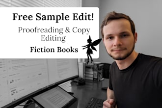 copy edit and proofread your fiction book
