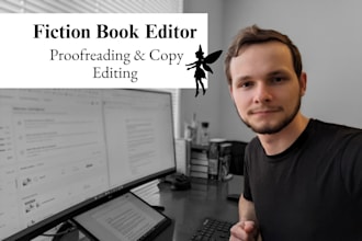 copy edit and proofread your fiction book