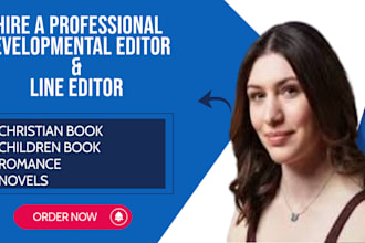 provide substantive developmental or line editing for fiction and non fiction