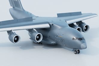 create cinematic aircraft animation flight model msfs animation 3d plane design