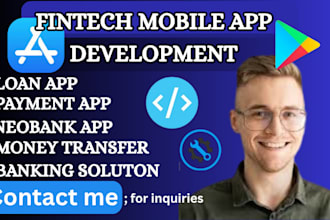 develop a secure and scalable fintech app for mobile or web