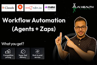 build ai agents, mcp, zapier, n8n, gumloop, make, relevance workflow automation