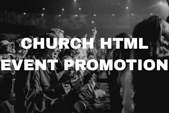 do church html promotion event marketing concert outreach organic audience