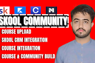 setup skool mighty network kajabi circle so podia online course skool manager