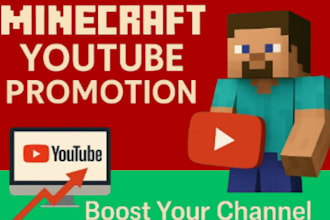 promote your minecraft youtube channel and videos to real gaming audiences