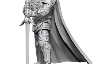 sculpt 3d dnd miniature, custom dnd character model, tabletop mini creature, stl