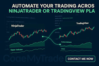 develop high performing ninjatrader tradingview expert automation, strategies