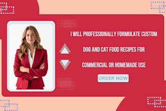 formulate healthy commercial and homemade dog and cat food recipes by a pet nutr