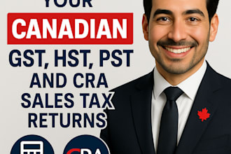handle your canadian gst,hst,pst and cra sales tax returns