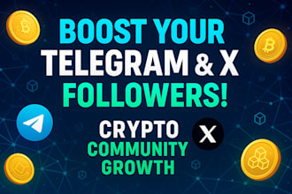 do crypto telegram promotion to run 1m telegram subscriber