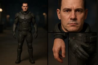 3d game model 3d game character modeling rigging 3d game assets unreal engine