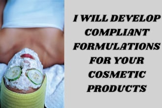 develop compliant formulations for your cosmetic products