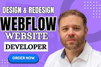 develop webflow website, webflow landing page, figma to webflow, xd to webflow
