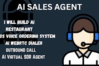do ai powered restaurant vioce pos dashboard ordering agent, ai sales, webrtc