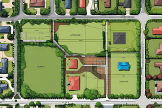 create land subdivisions typography survey and site plans with autocad layouts