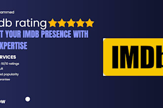promote your imdb profile imdb page movie rating to improve your starmeter rank