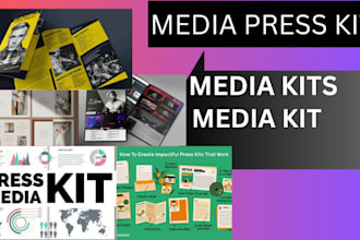 design press, media kit, one sheet, epk for , speaker kit and promote your brand
