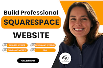 build squarespace website, design or development squarespace website