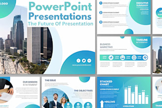design powerpoint presentation investor pitch deck google slide canva or keynote