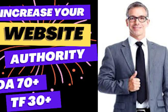 increase ahref domain rating DR moz da majestic tf with authority SEO backlinks