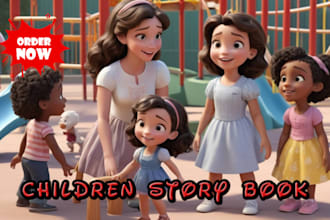 draw children storybook illustration cover art for kdp amazon