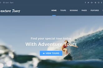 wordpress travel agency website, tour booking, hotel booking, rental website