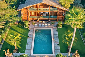 do 3d backyard landscape design home garden pool patio balcony deck