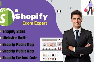 be your shopify store expert website audit customize code and public app design