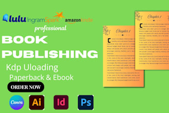 do ebook upload, publish, format manuscript paperback, amazon kdp, ingramspark