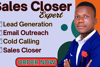 be your expert for b2b leads linkedin outreach email lists and cold calling
