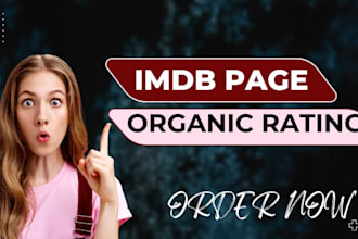 promote imbd page and movie to 500k active audience, increase starmeter ranking