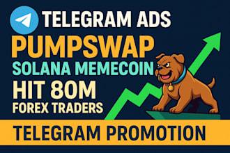 telegram ads pumpswap solana memecoin hit 80m forex traders telegram promotion