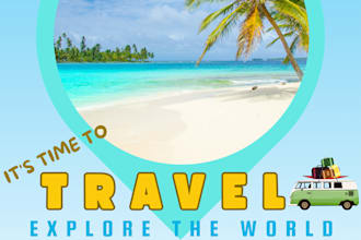 design eye catching tour and travel posters