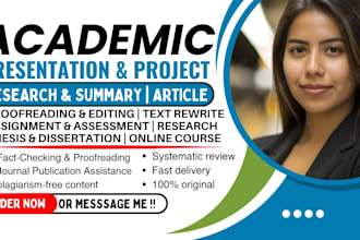do expert academic writer services, academic research, editing, ppt slide report