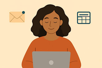 provide warm and friendly admin help, inbox management and data entry