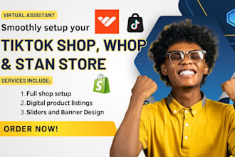 cross list digital products with stan store shopify tiktok shop whop store setup