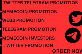 increase meme coin investors, solana meme coin twitter, telegram promotion